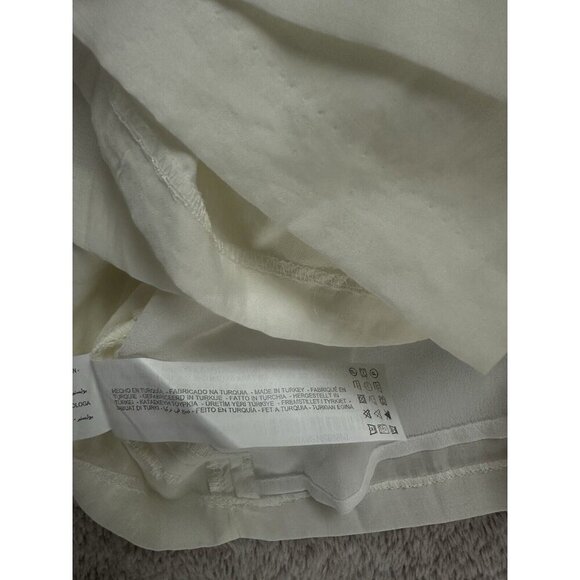 ZARA Women’s LINEN BLEND CUT OUT JUMPSUIT DRESS Size M New - Picture 14 of 15